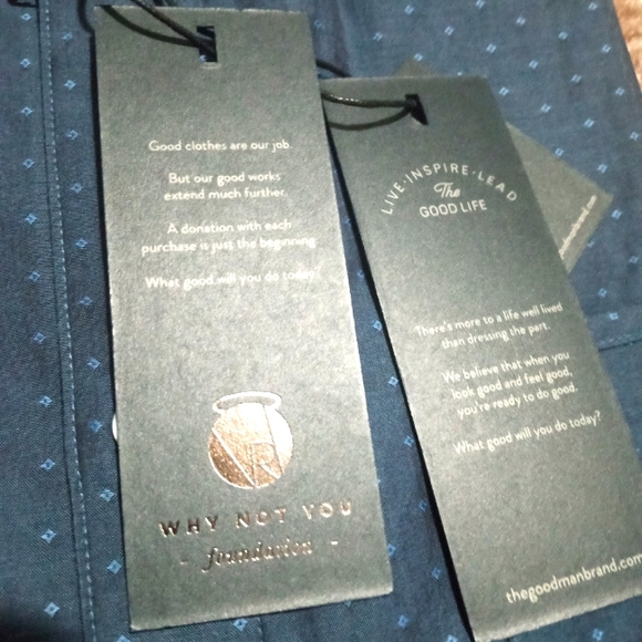 Goodman Brand, House of LR&C, Short Sleeve, Blue with Light Blue details - Picture 5 of 6